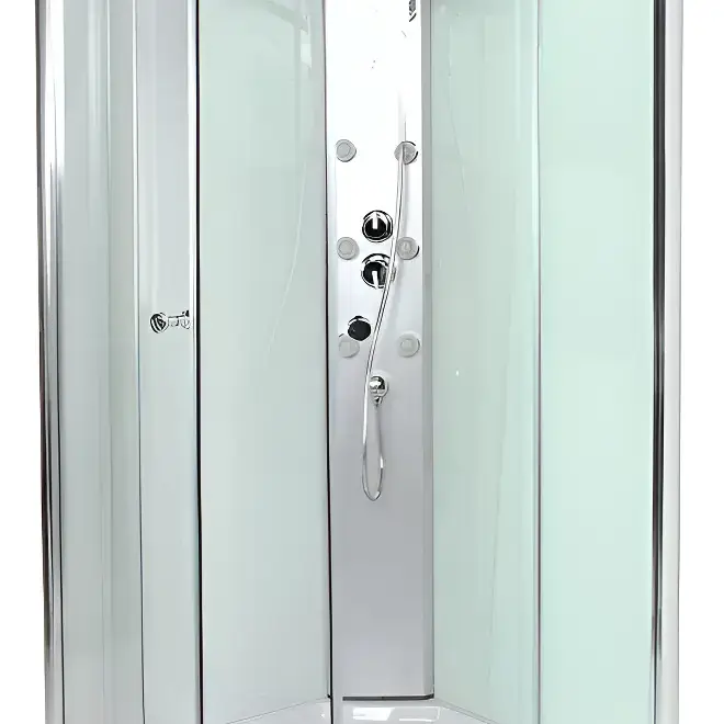 Cabina de ducha circular con puerta de cristal's photo #1