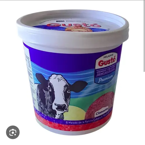 helado GUSTOʻ 1L  (naranja-pin̈a)'s photo #1