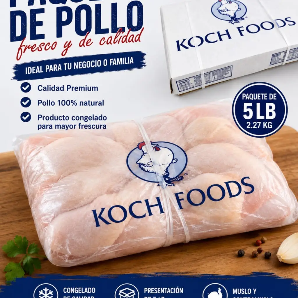 Paquete de pollo muslo contra muslo 5lbs's photo #1