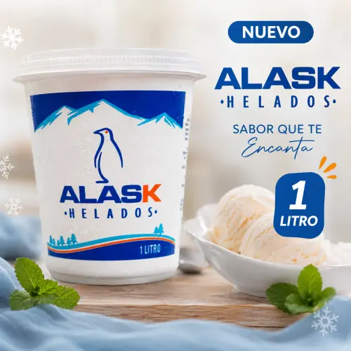 Helado Alaska de 1 litro Leche condensada's photo #1