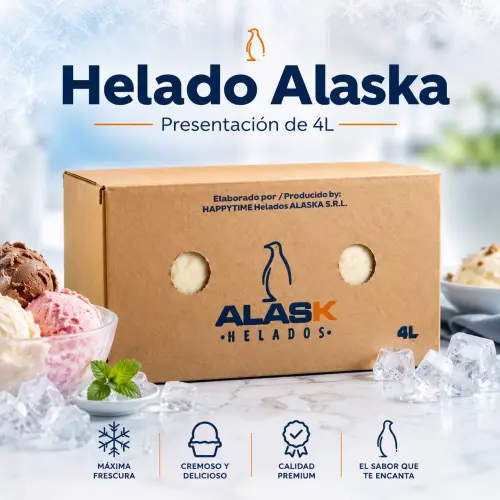 Caja de Helado Alask de 4 litros Almendra's photo #1