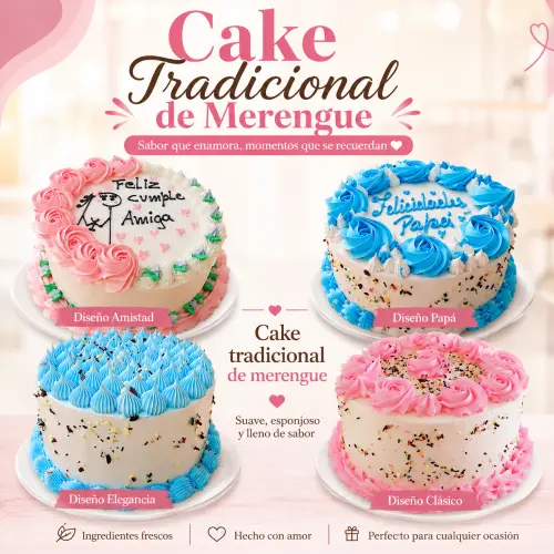 Cake tradicional de merengue's photo #1