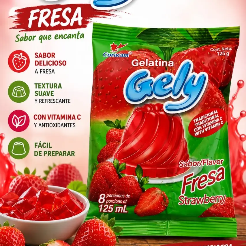 Gelatina de fresa de 125ml's photo #1