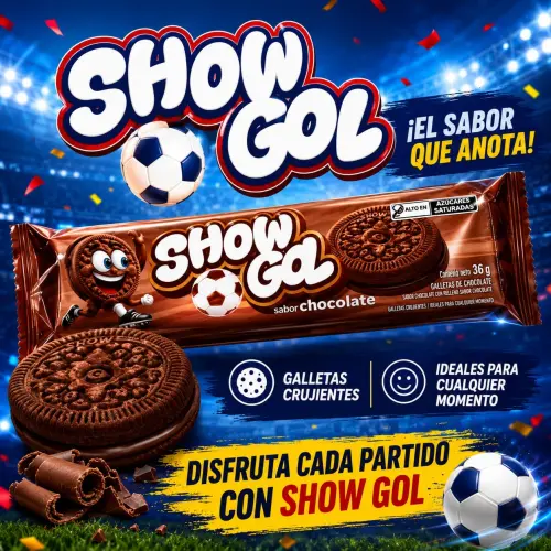 Galletas show gol 76g's photo #1