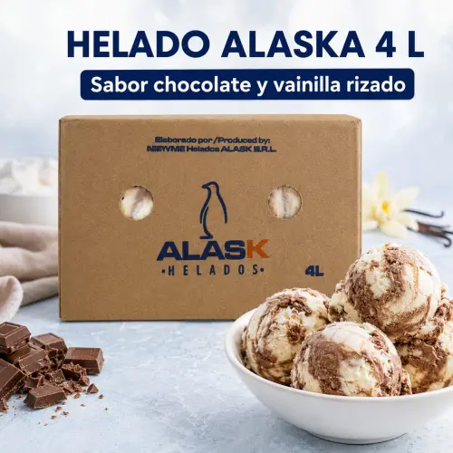 Caja de helado Rizado chocolate con Vainilla de 4L's photo #1
