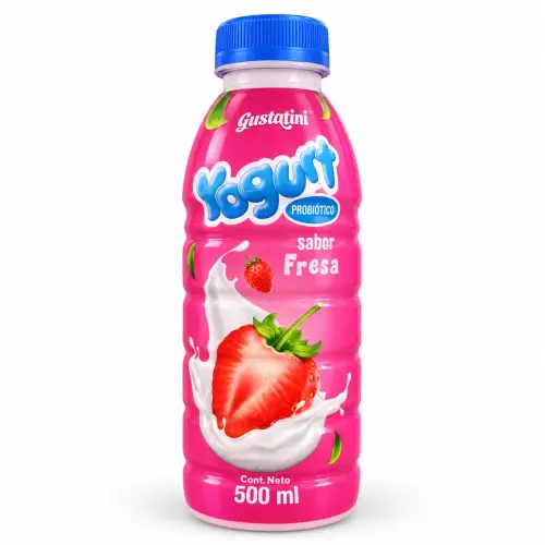 Yogurt de fresa de 500 ml — imagen 2