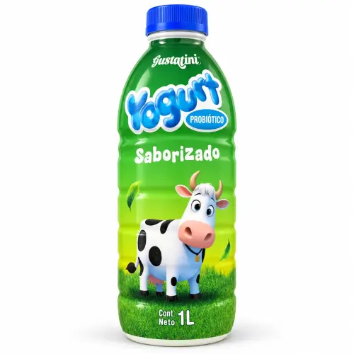Pomo de yogurt de palatanito de 1litro — imagen 2