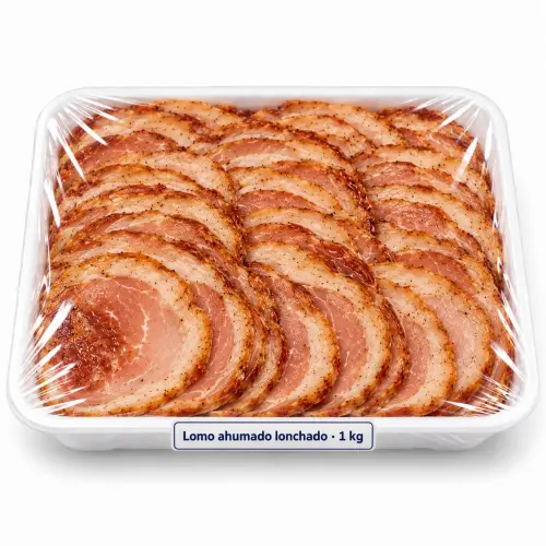 Lomo ahumado lonchado de 1kg — imagen 1