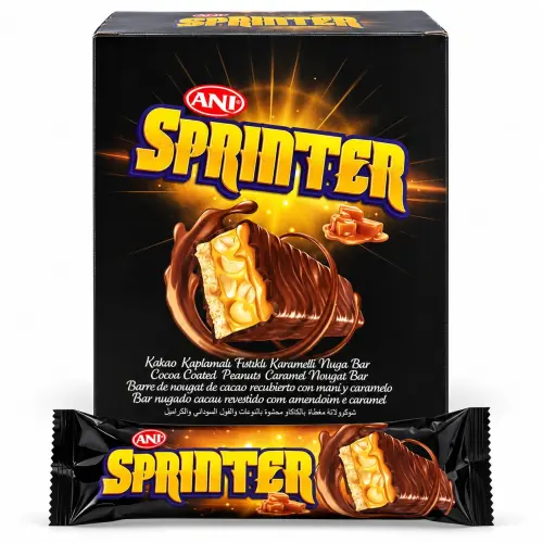 Sprinter caramelo y maní cubierto de chocolate — imagen 1