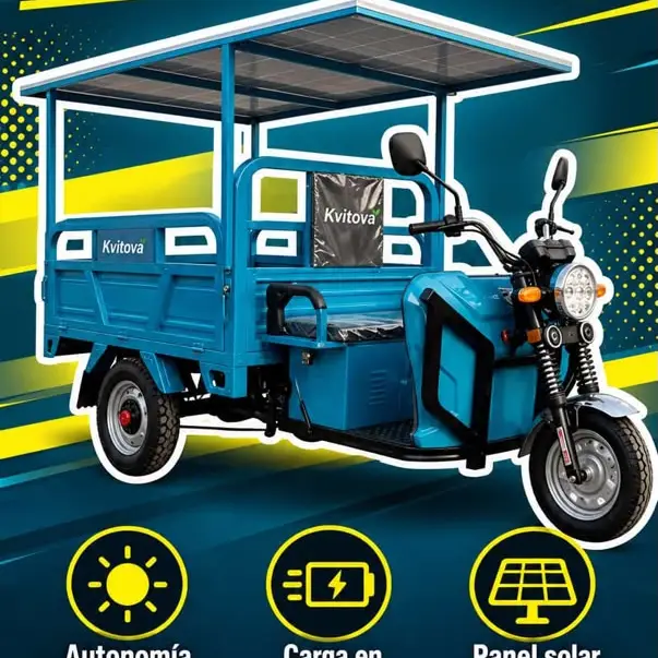 Triciclo electrónico con panel solar — imagen 2