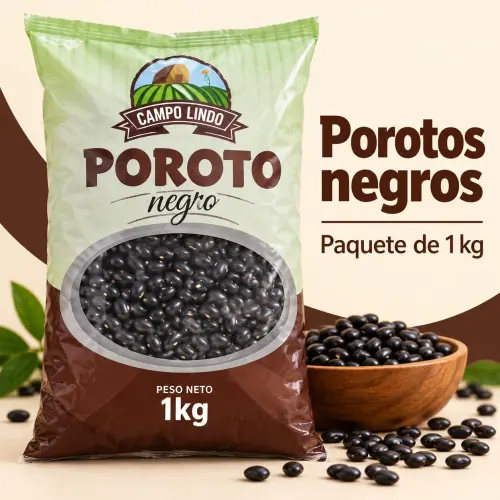 Frijol negro de 1kg — imagen 1