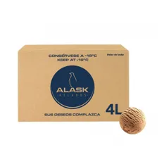 Caja de helado ALASKA  4 L caramelo's photo #1