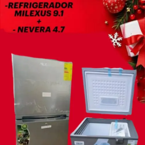 super oferta nevera 4.7 pie visión + refrigerador 9.1 pie milexus's photo #1