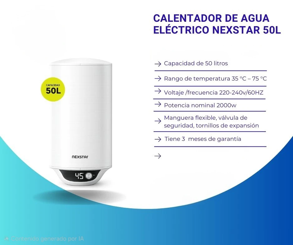Calentador central de 50L's foto | EnviosCuba |  BizneCubano
