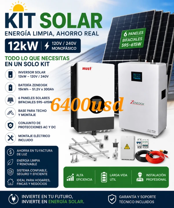 Kit solar's foto | EnviosCuba |  BizneCubano