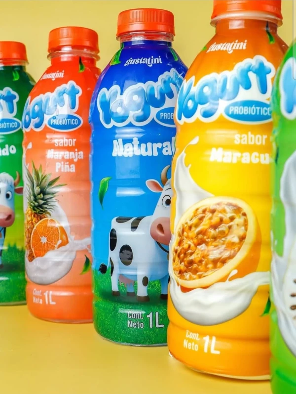 Yogurt gustatini 1L (platano's foto | EnviosCuba |  BizneCubano