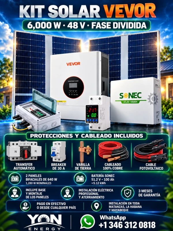 Kit solar's foto | EnviosCuba |  BizneCubano