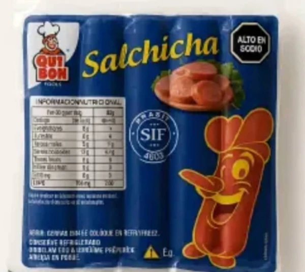 salchichas de pollo 480g 12 unidades's foto | EnviosCuba |  BizneCubano