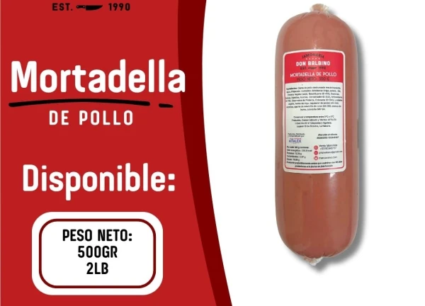 Mortadela de pollo 500g's foto | EnviosCuba |  BizneCubano