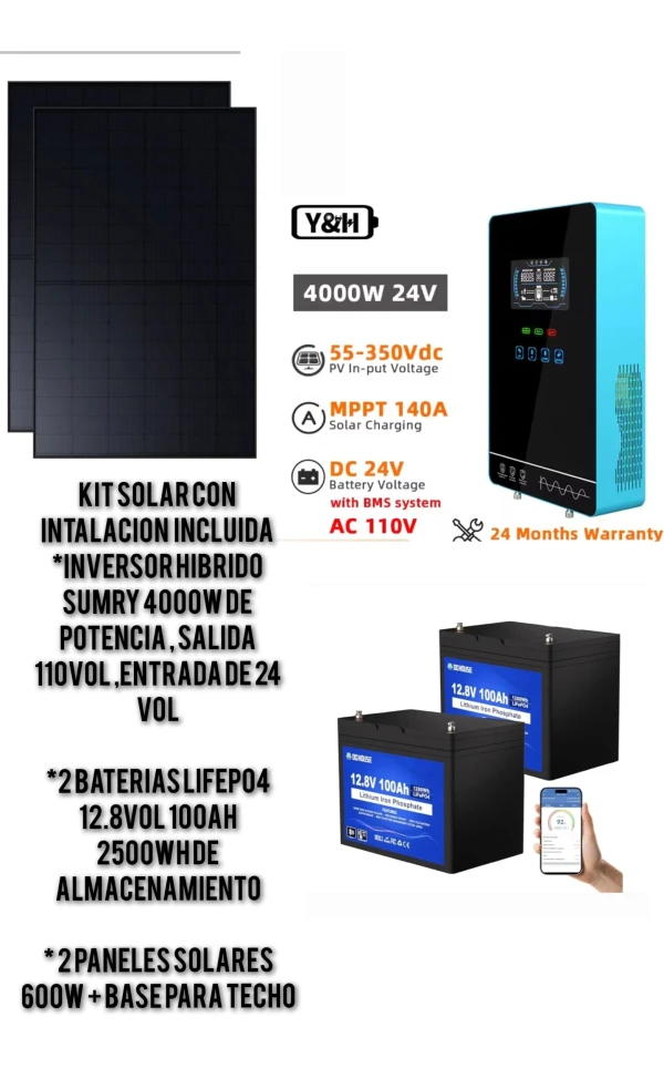 kit solar con instalacción incluida's foto | EnviosCuba |  BizneCubano