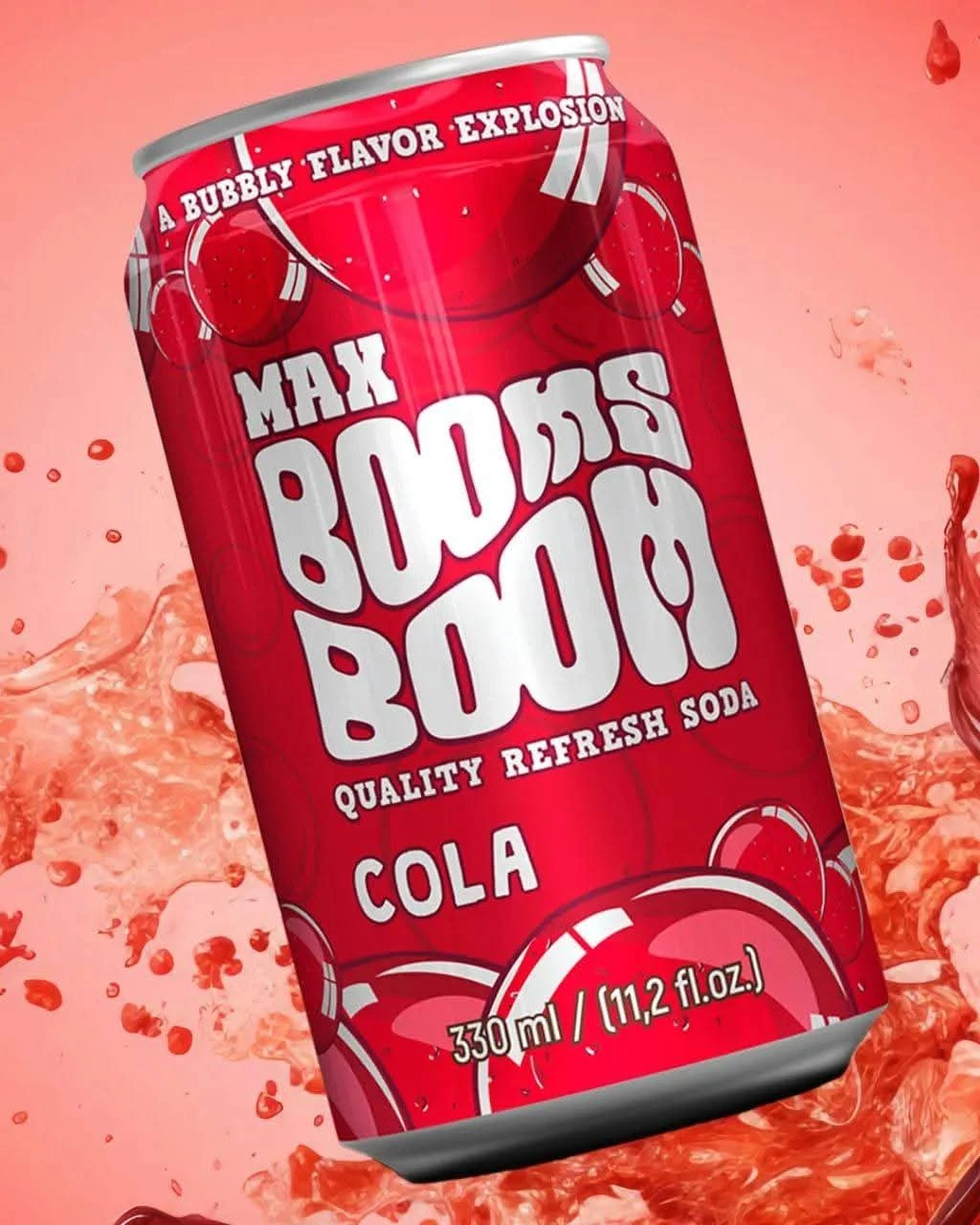 Lata de refresco boom max saber cola's foto | EnviosCuba |  BizneCubano