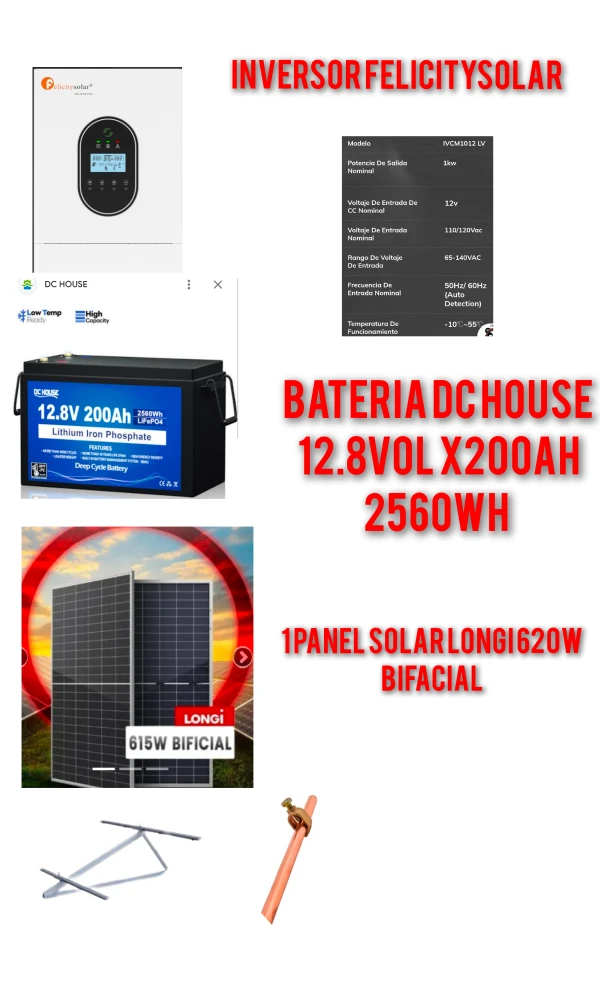 Kit solar's foto | EnviosCuba |  BizneCubano