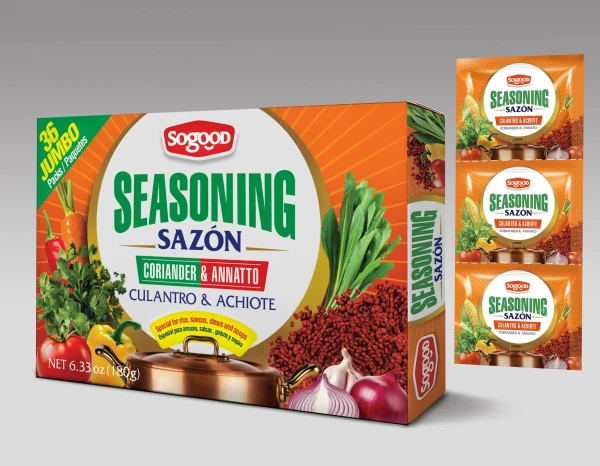 sazón seasoning tira d 3 paquetico's foto | EnviosCuba |  BizneCubano