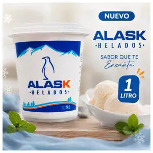 Helado Alaska de 1 litro de Almendra miniatura 1