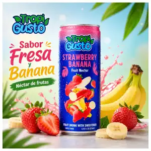 Jugo de lata fresa paltanito de 250ml miniatura 2