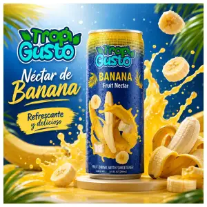Jugo de lata platanito de 250 ml miniatura 1