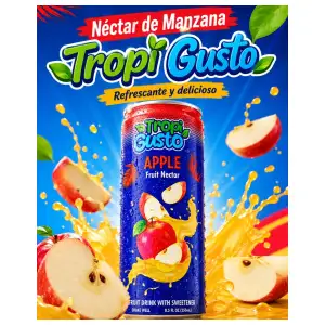Jugo de lata manzana de 250ml miniatura 1