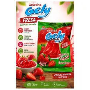 Gelatina de fresa de 125ml miniatura 1
