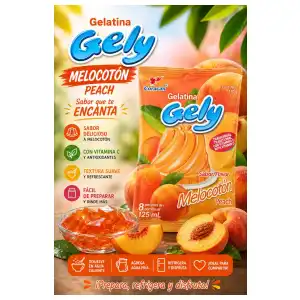Gelatina de melocotón de 125ml miniatura 2