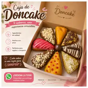 Caja de doncake miniatura 2