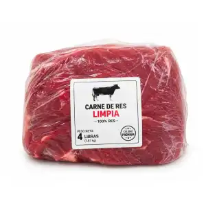 Paquete de carne de res limpia de 4 lbs miniatura 2