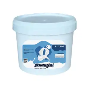 Cubeta de yogurt gustatini Natural de 4L miniatura 2