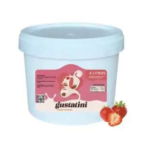 Cubeta de yogurt gustatini de fresa de 4L miniatura 2
