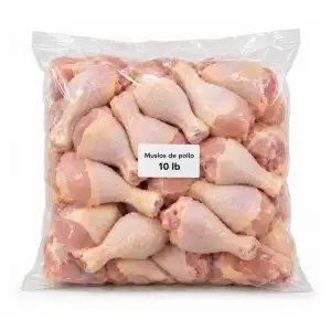 Paquete de muslos de pollo de 10lb miniatura 1