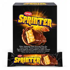 Sprinter caramelo y maní cubierto de chocolate miniatura 2