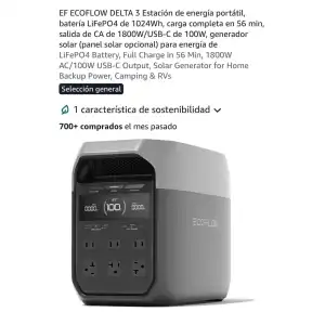Ecoflow delta 3 de 1024Wh miniatura 1