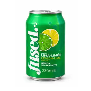 Refresco de lata de limon miniatura 1