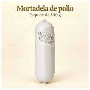 Mortadella de pollo de 500g miniatura 2