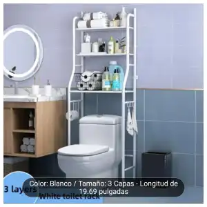 Estante para ban̈os miniatura 2